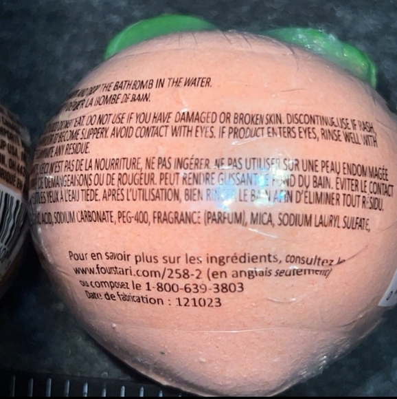 5/$20 B•Pure Set of Two “Georgia” Peach Shaped Scented Bath Bomb - Picture 5 of 10